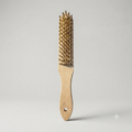 Wooden wire brush