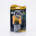 Torx Short Arm Hex/Allen Key Set 9pcs