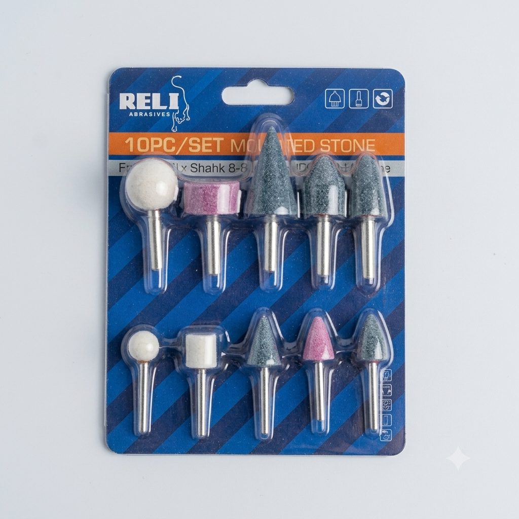 10 Piece Mounted Stone Set