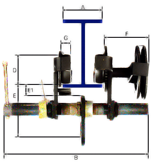 Adjustable Beam Crawls Type G